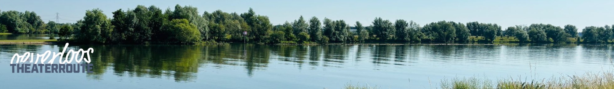 Foto met zicht op de maas vanaf de pont